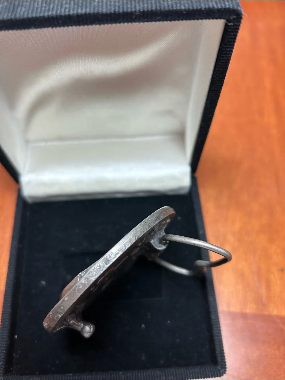 Mens Bergamot Brass Works sailing theme belt buckle. 1977